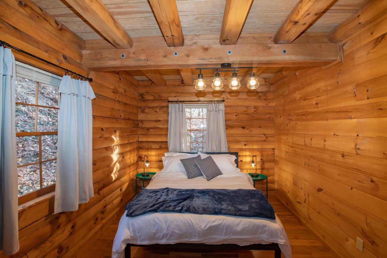 Treetops Cabin Easy To Asheville With Fast Wifi And Great View Swiss Bagian luar foto